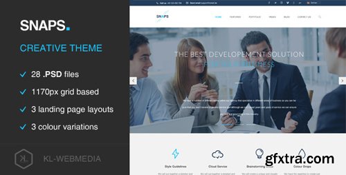 ThemeForest - Snaps - Creative PSD Template 8689775