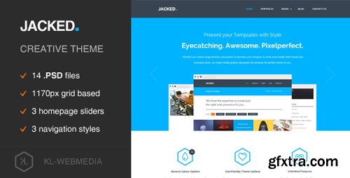 ThemeForest - Jacked - Creative PSD Template 7182961