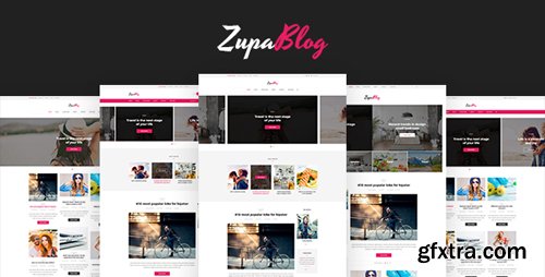 ThemeForest - ZupaBlog – Creative Blog and Magazine PSD Template 18705116