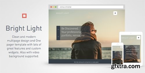 ThemeForest - Bright Light v1.2 - Multipurpose Creative Template One Pager & Multipage - 10306408