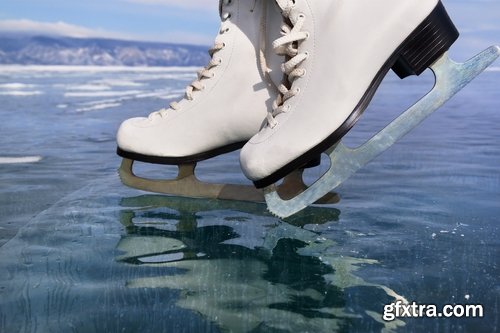 Collection of figure skating ice skates 25 HQ Jpeg