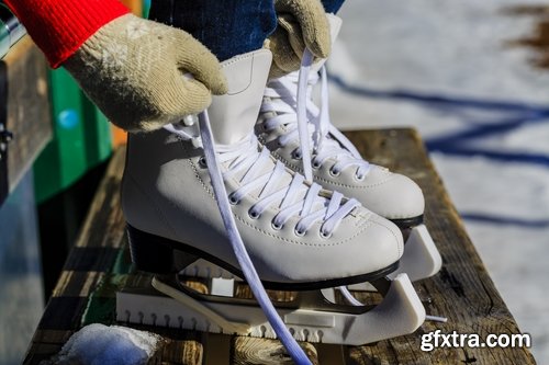 Collection of figure skating ice skates 25 HQ Jpeg