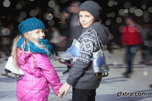 Collection of figure skating ice skates 25 HQ Jpeg