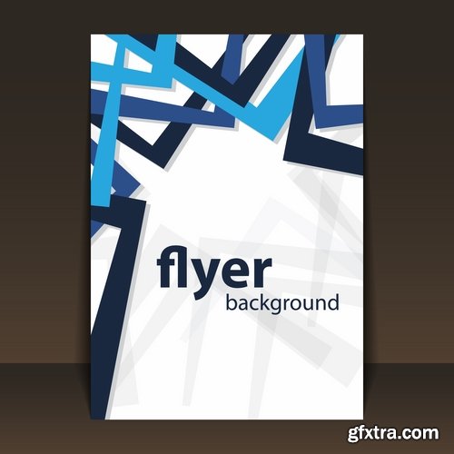 Collection book cover journal notebook flyer card business card banner vector image 40-25 EPS