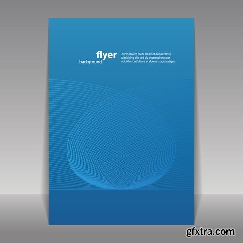 Collection book cover journal notebook flyer card business card banner vector image 40-25 EPS