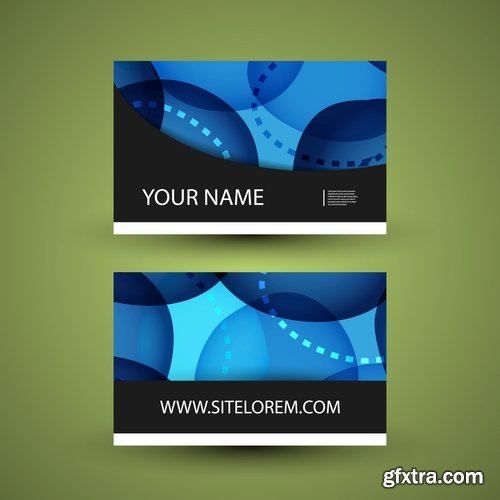 Collection gift certificate business card banner flyer calling card poster 26-25 EPS