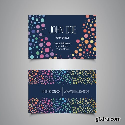 Collection gift certificate business card banner flyer calling card poster 26-25 EPS