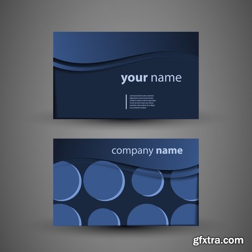 Collection gift certificate business card banner flyer calling card poster 26-25 EPS