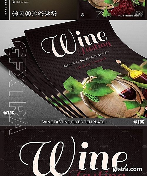 CM - Wine Tasting Flyer Template 1129440