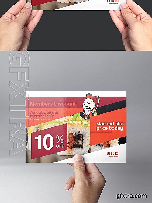 CM - Sushi Restaurant Flyer Template 946754