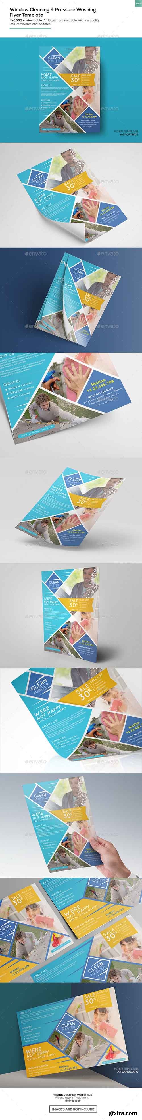 GR - Window Cleaning & Pressure Washing/ Flyer Template 16345761