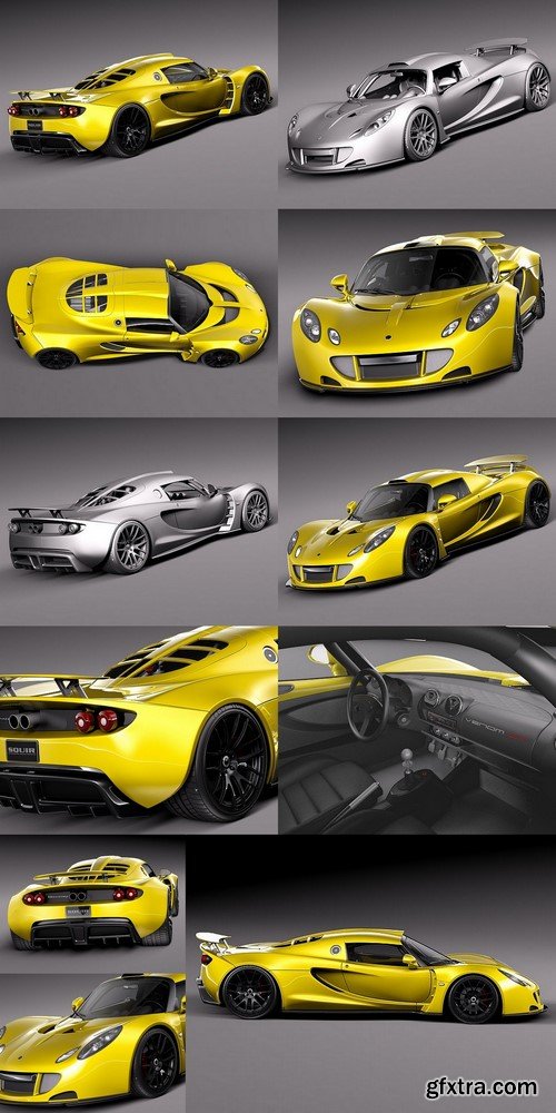 3D MODEL Hennessey Venom GT 2012