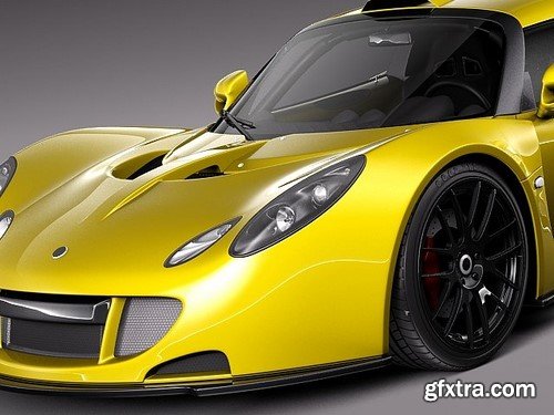 3D MODEL Hennessey Venom GT 2012