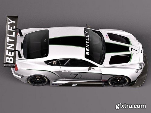 3d Model Bentley Continental GT3 2014 RaceCar