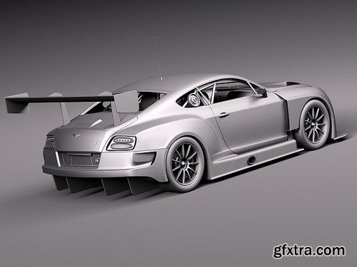 3d Model Bentley Continental GT3 2014 RaceCar