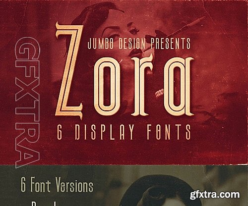 CM - Zora - Vintage Display Font 1131400