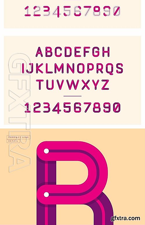 CM - Compact Line Typeface 1139336