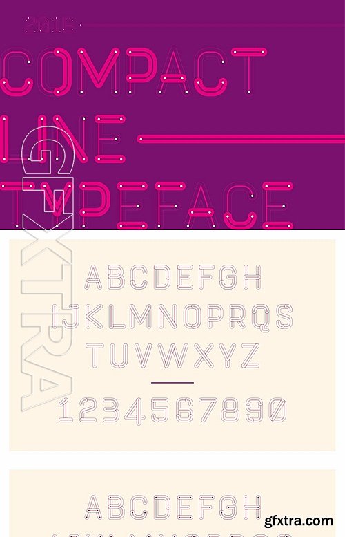 CM - Compact Line Typeface 1139336