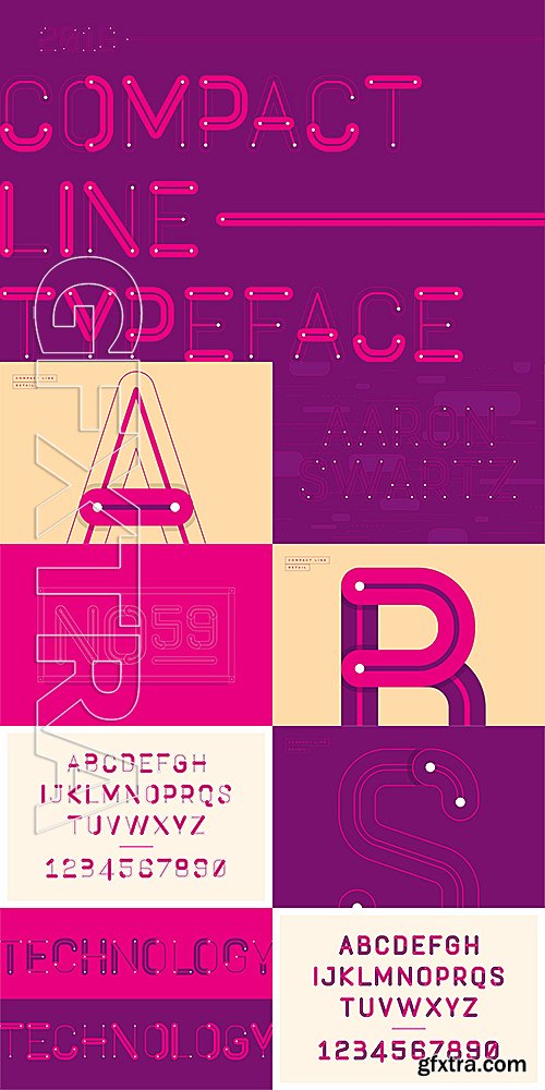 CM - Compact Line Typeface 1139336