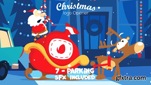 Videohive Christmas Logo Opener 7 - Parking 19052178