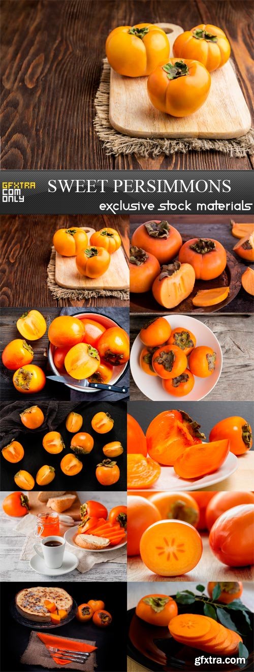 Sweet Persimmons - 10 x JPEGs