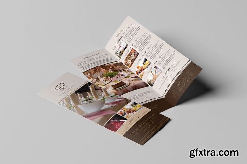 Fine Dining Restaurant/ Take-out Brochure Template