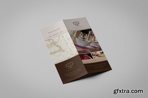 Fine Dining Restaurant/ Take-out Brochure Template