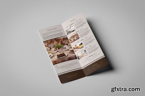 Fine Dining Restaurant/ Take-out Brochure Template