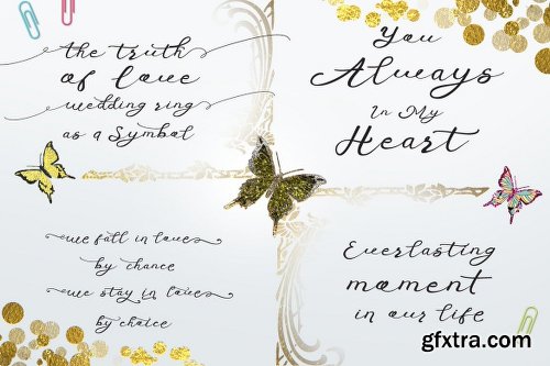 Anniversa Wedding Font - 14 Fonts