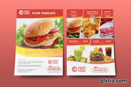 Restaurant/ Fast Food - Flyer Template