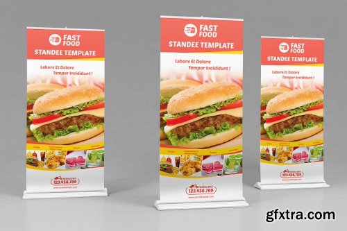 Restaurant/ Fast Food-Open Hours-Rollup Template