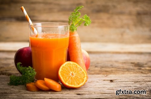 Collection of carrot juice soup vitamin drink 25 HQ Jpeg