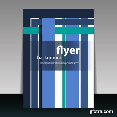 Collection book cover journal notebook flyer card business card banner vector image 41-25 EPS