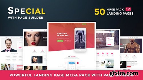 ThemeForest Special - Landing Page HTML Pack With Page Builder