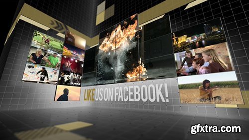 Videohive Creative Video Wall Presentation 3935621