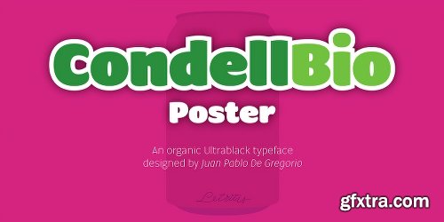 Condell Bio Poster Font Family - 2 Fonts