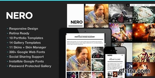 ThemeForest - Nero v1.5 - Responsive Portfolio Photography Theme - 5195747