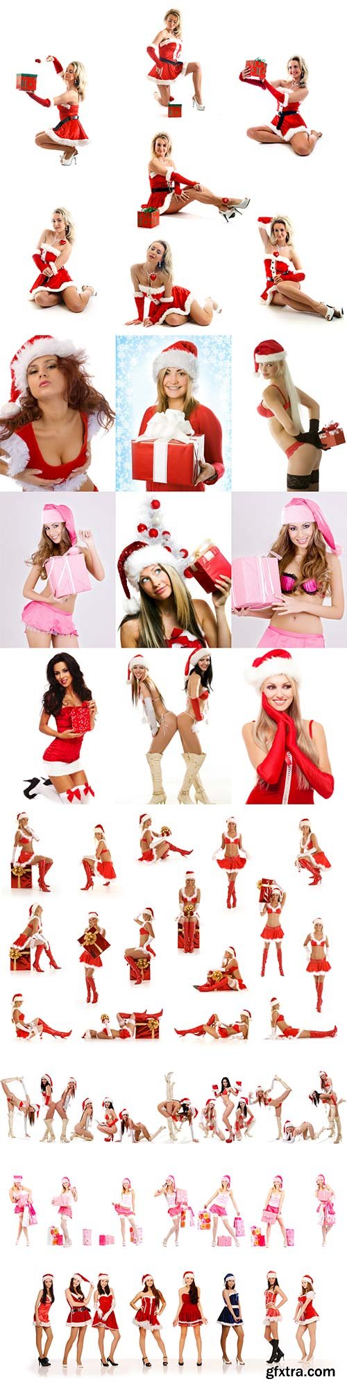 New year sexy girls raster clipart - 4