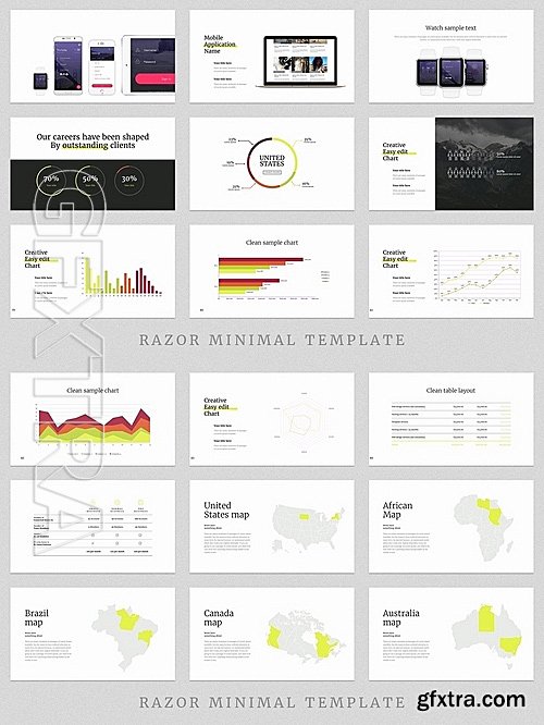 CM - Razor Powerpoint Template 1129504