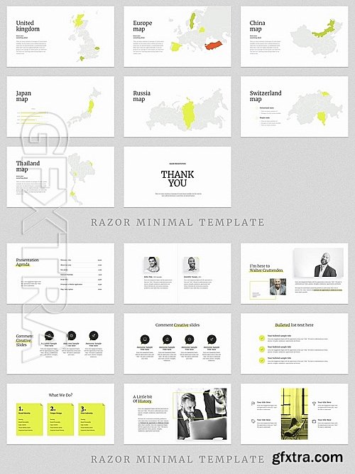 CM - Razor Powerpoint Template 1129504