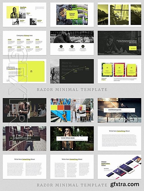 CM - Razor Powerpoint Template 1129504