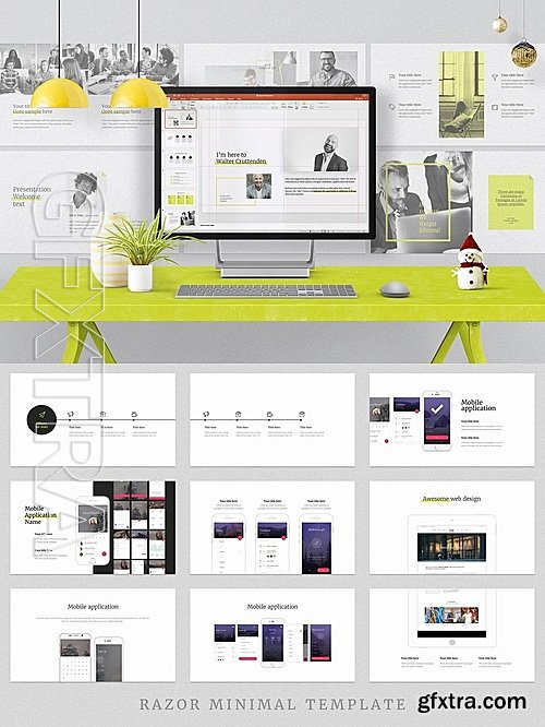 CM - Razor Powerpoint Template 1129504