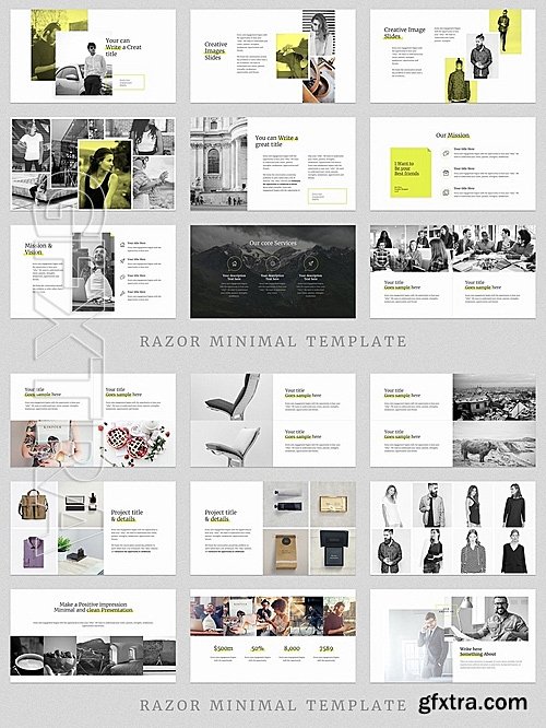 CM - Razor Powerpoint Template 1129504