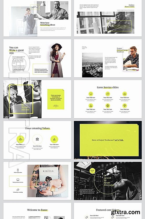 CM - Razor Powerpoint Template 1129504