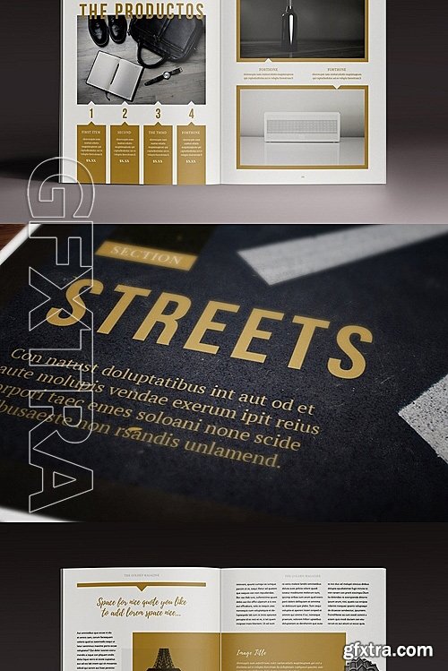 CM - The Golden Magazine Template 1130424