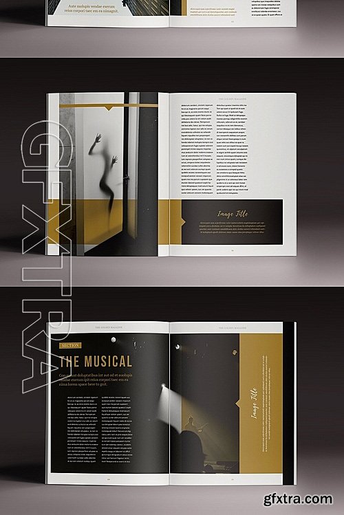 CM - The Golden Magazine Template 1130424