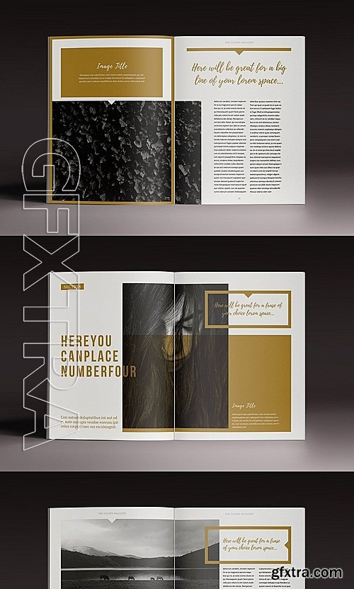 CM - The Golden Magazine Template 1130424