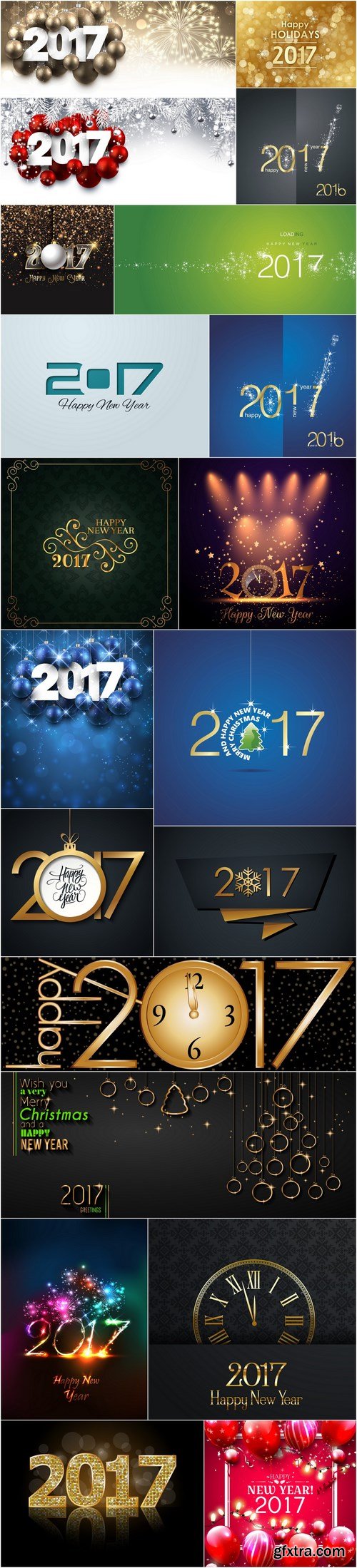 New Year Design 2017 part 3 - 20xEPS, AI