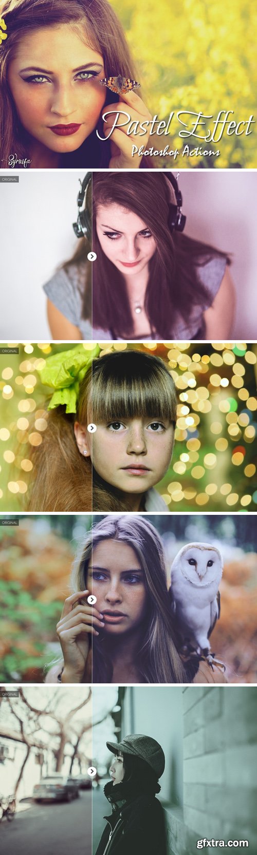 40 Pastel Effect Photoshop Actions