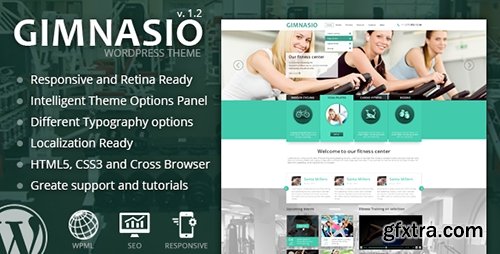 ThemeForest - Gimnasio v1.2 - Responsive WordPress Theme - 7564493